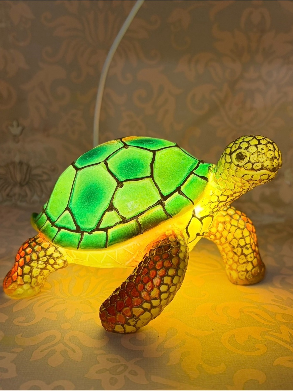 Green Turtle Accent Lamp -